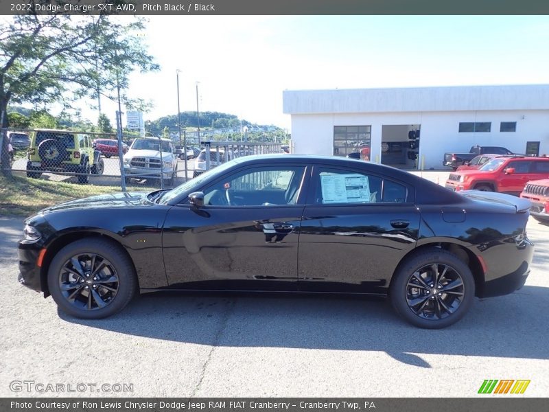 Pitch Black / Black 2022 Dodge Charger SXT AWD