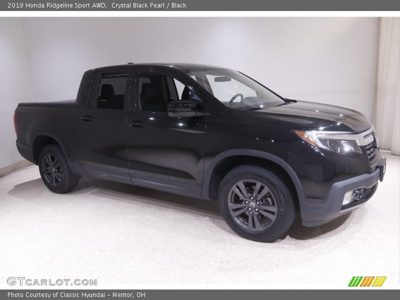 Crystal Black Pearl / Black 2019 Honda Ridgeline Sport AWD