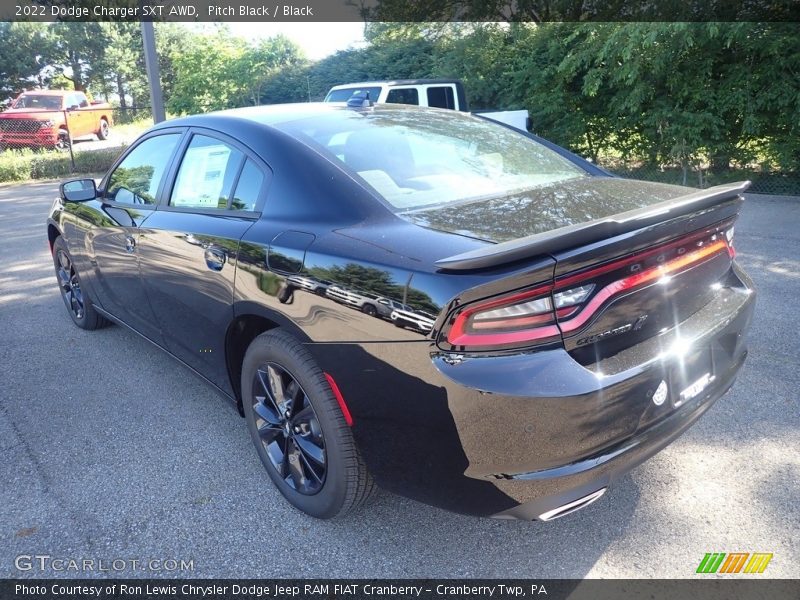 Pitch Black / Black 2022 Dodge Charger SXT AWD