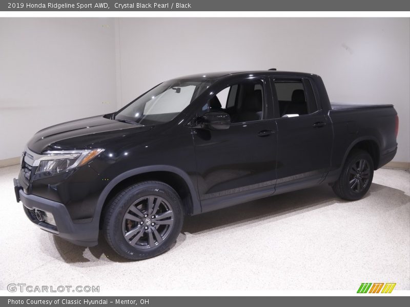 Crystal Black Pearl / Black 2019 Honda Ridgeline Sport AWD
