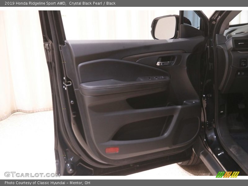 Crystal Black Pearl / Black 2019 Honda Ridgeline Sport AWD