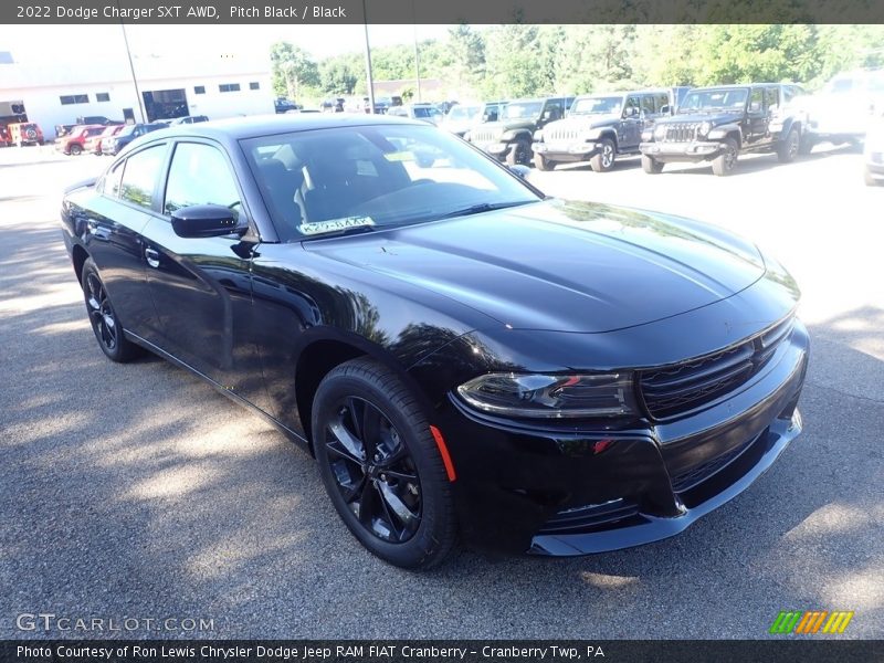 Pitch Black / Black 2022 Dodge Charger SXT AWD