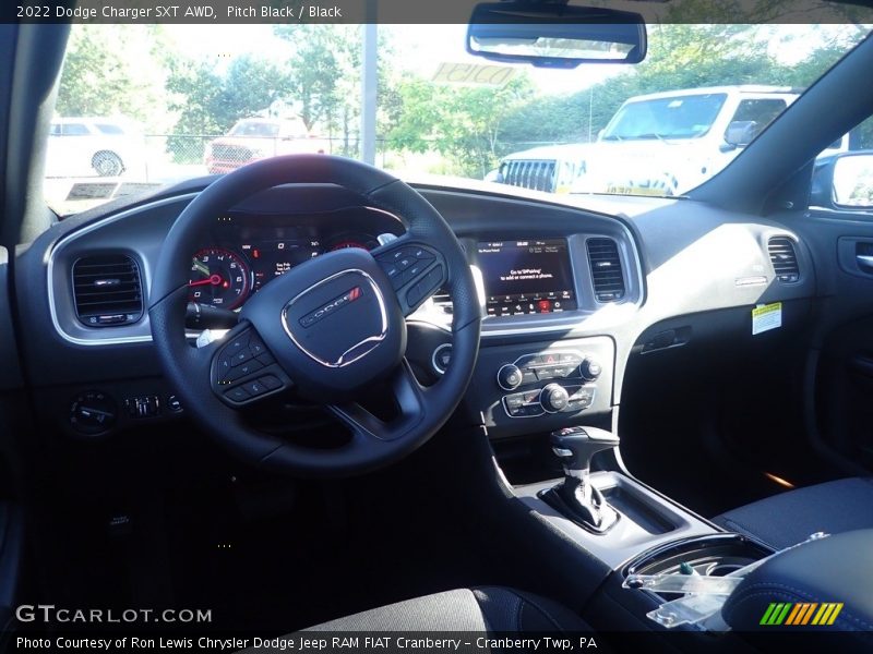Pitch Black / Black 2022 Dodge Charger SXT AWD