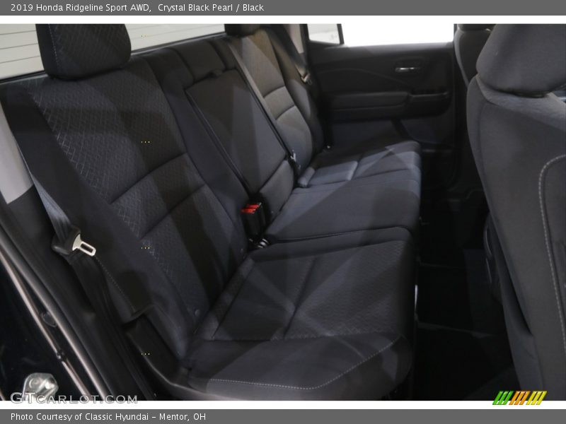 Crystal Black Pearl / Black 2019 Honda Ridgeline Sport AWD