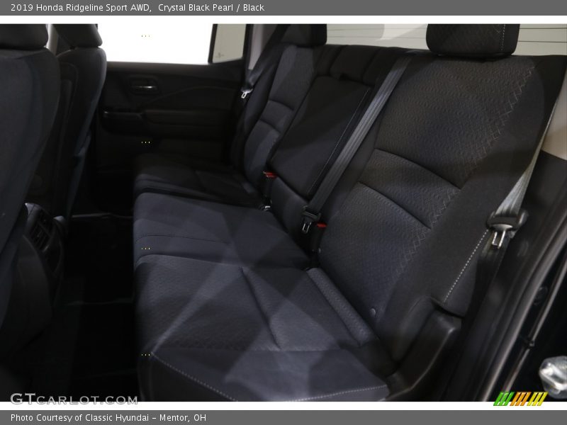 Crystal Black Pearl / Black 2019 Honda Ridgeline Sport AWD