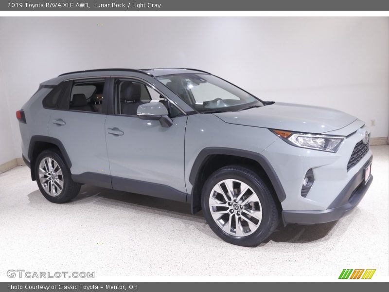 Lunar Rock / Light Gray 2019 Toyota RAV4 XLE AWD