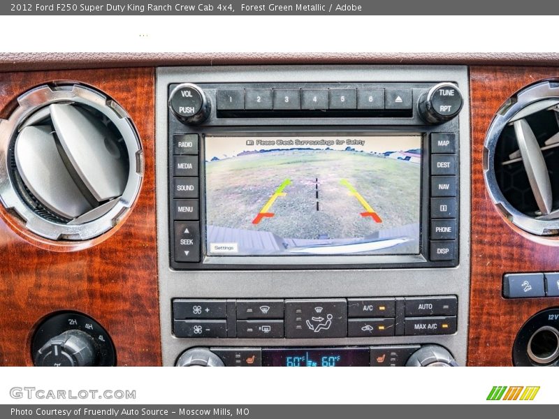 Forest Green Metallic / Adobe 2012 Ford F250 Super Duty King Ranch Crew Cab 4x4
