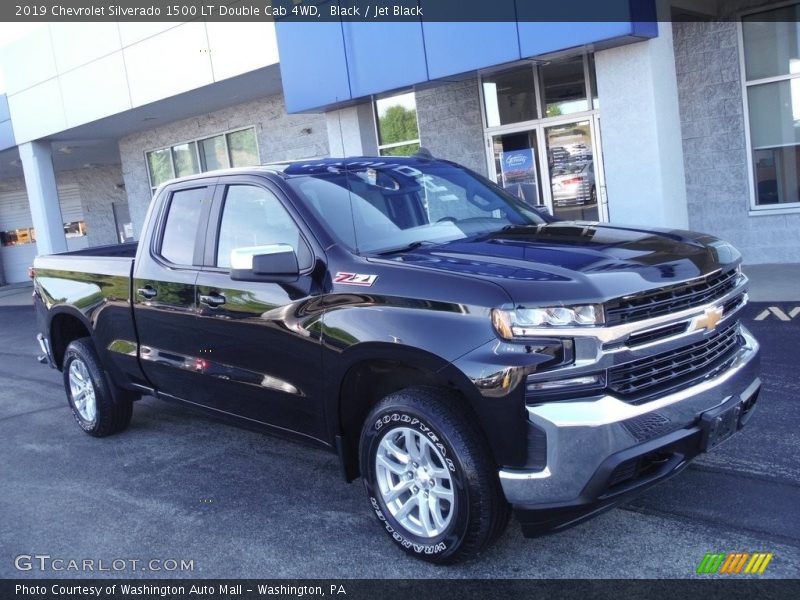 Black / Jet Black 2019 Chevrolet Silverado 1500 LT Double Cab 4WD