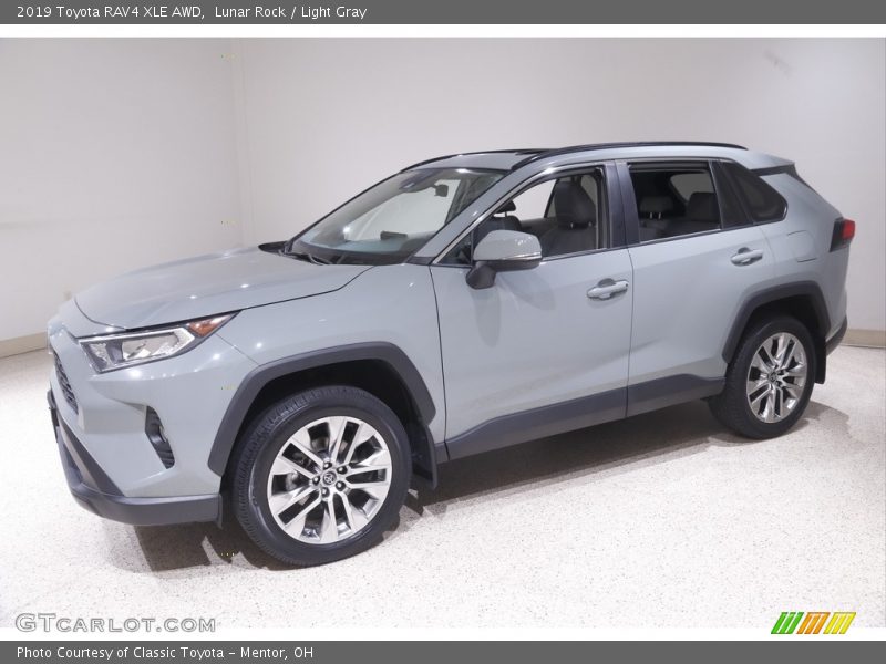 Lunar Rock / Light Gray 2019 Toyota RAV4 XLE AWD