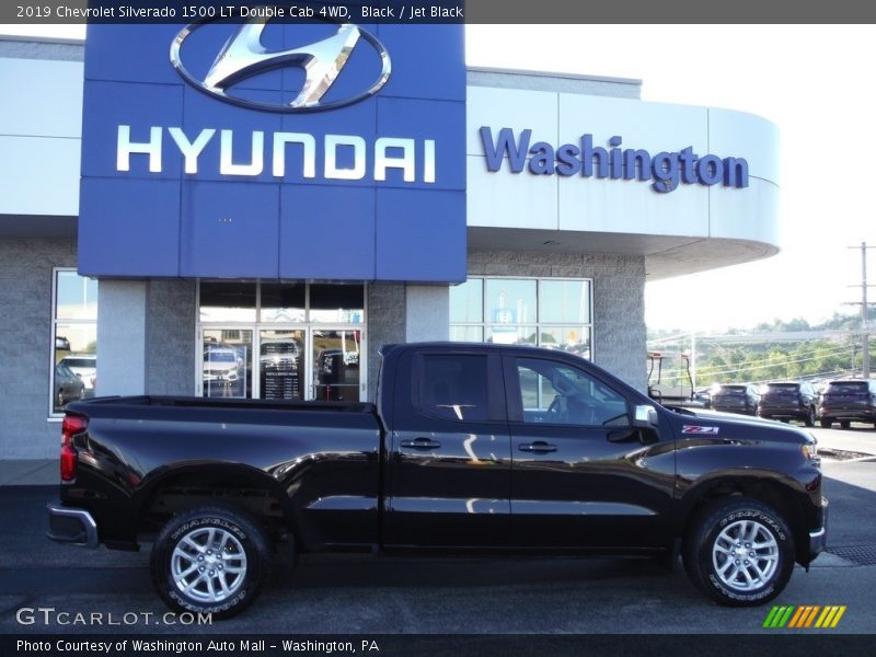Black / Jet Black 2019 Chevrolet Silverado 1500 LT Double Cab 4WD