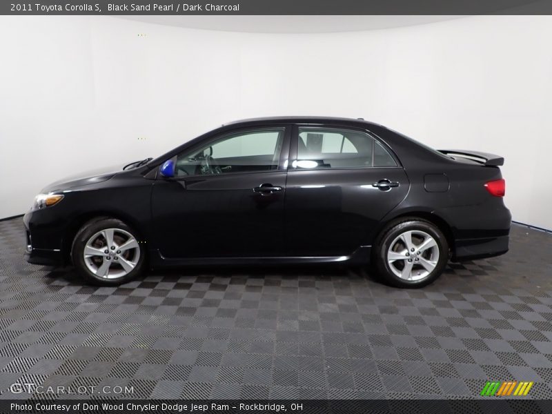 Black Sand Pearl / Dark Charcoal 2011 Toyota Corolla S