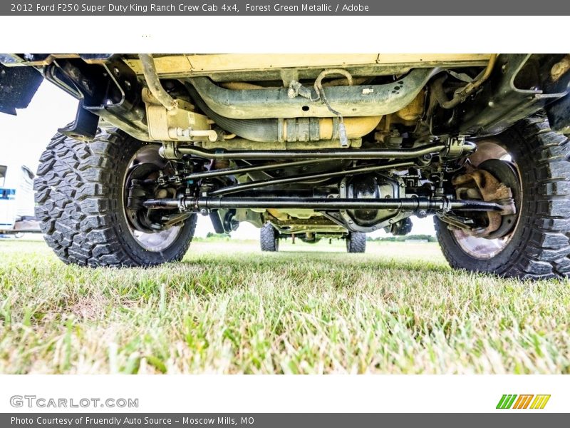 Forest Green Metallic / Adobe 2012 Ford F250 Super Duty King Ranch Crew Cab 4x4