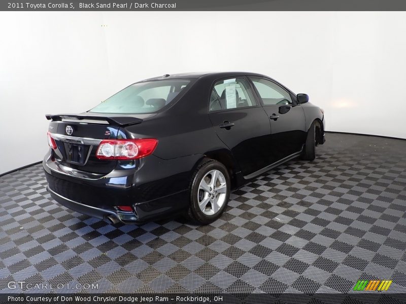 Black Sand Pearl / Dark Charcoal 2011 Toyota Corolla S