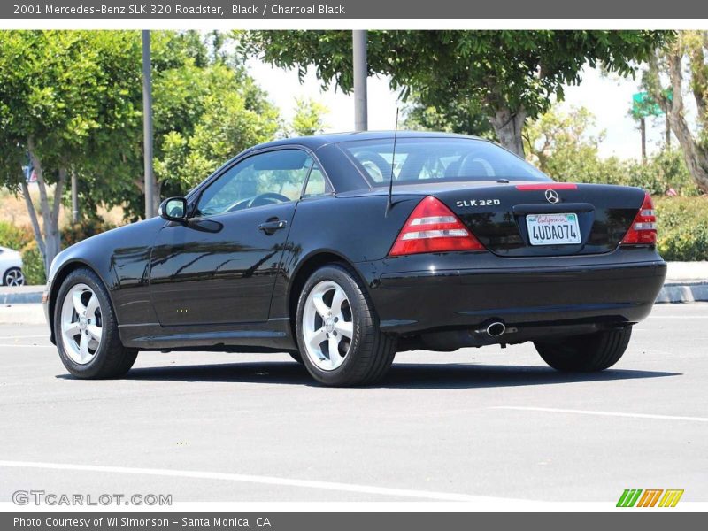 Black / Charcoal Black 2001 Mercedes-Benz SLK 320 Roadster