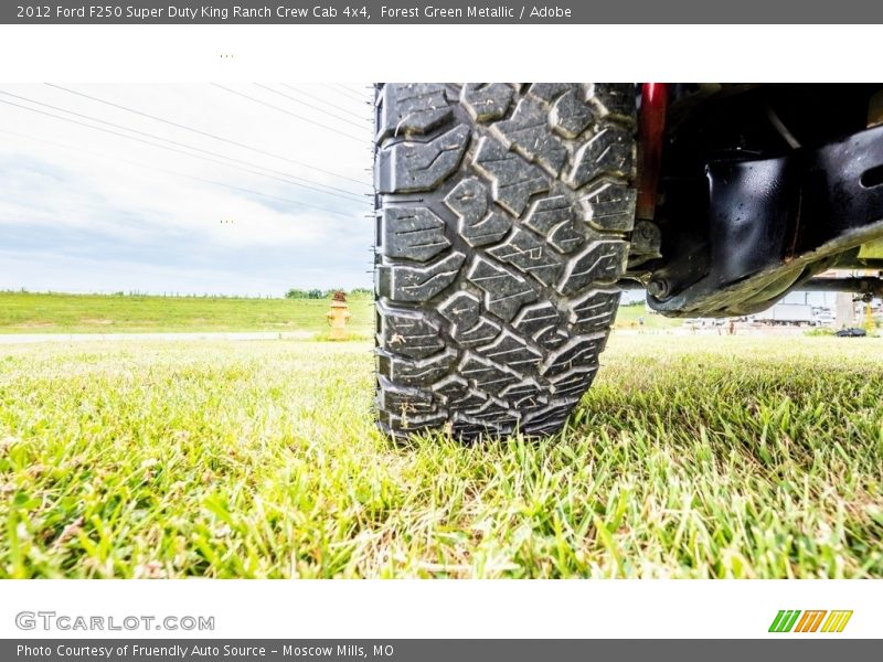 Forest Green Metallic / Adobe 2012 Ford F250 Super Duty King Ranch Crew Cab 4x4