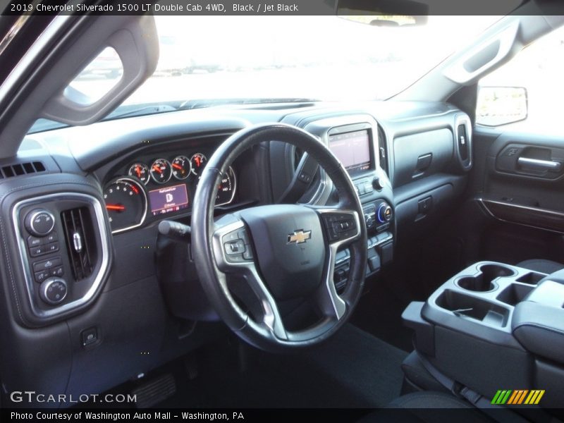 Black / Jet Black 2019 Chevrolet Silverado 1500 LT Double Cab 4WD