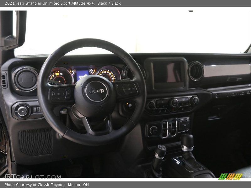 Black / Black 2021 Jeep Wrangler Unlimited Sport Altitude 4x4