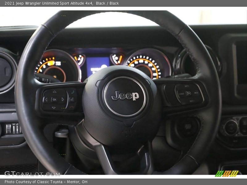 Black / Black 2021 Jeep Wrangler Unlimited Sport Altitude 4x4