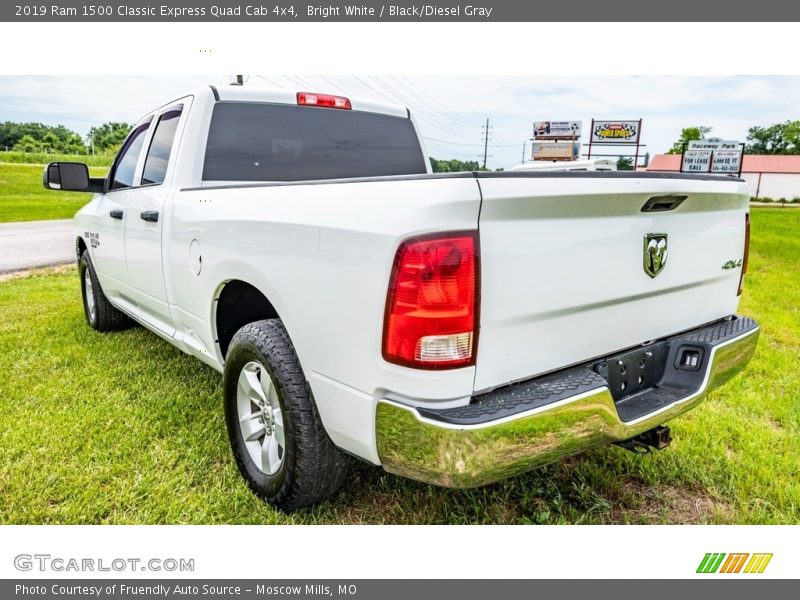 Bright White / Black/Diesel Gray 2019 Ram 1500 Classic Express Quad Cab 4x4