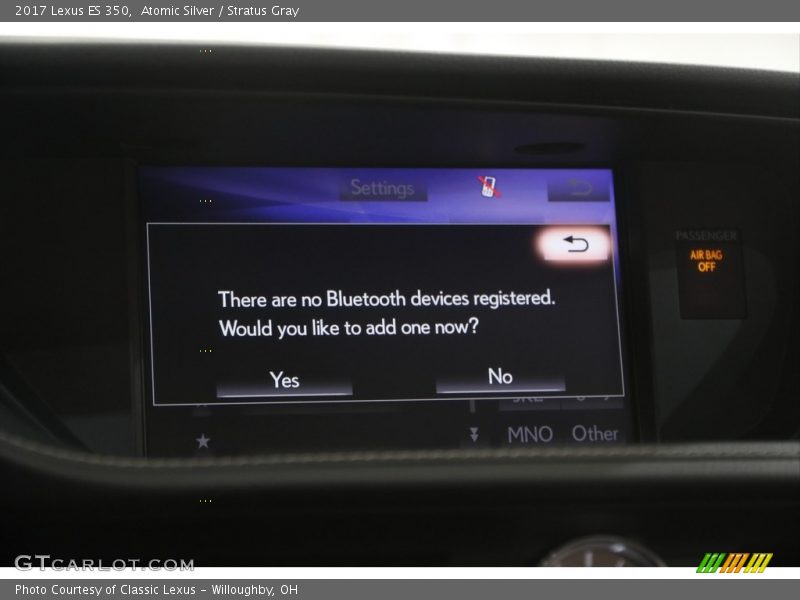 Atomic Silver / Stratus Gray 2017 Lexus ES 350