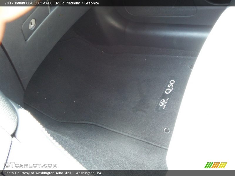 Liquid Platinum / Graphite 2017 Infiniti Q50 3.0t AWD