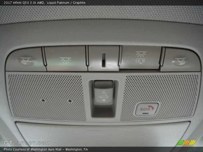 Liquid Platinum / Graphite 2017 Infiniti Q50 3.0t AWD