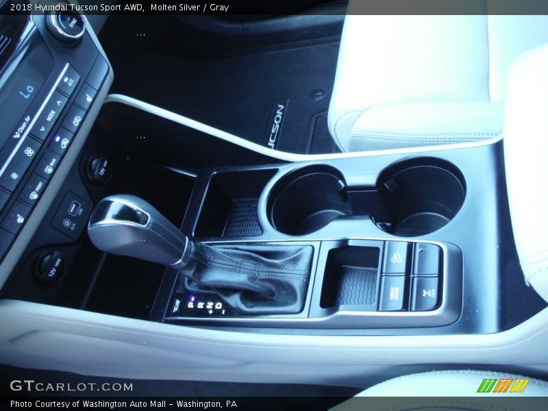 Molten Silver / Gray 2018 Hyundai Tucson Sport AWD