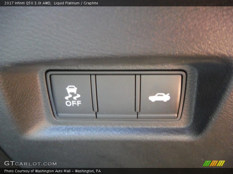 Liquid Platinum / Graphite 2017 Infiniti Q50 3.0t AWD