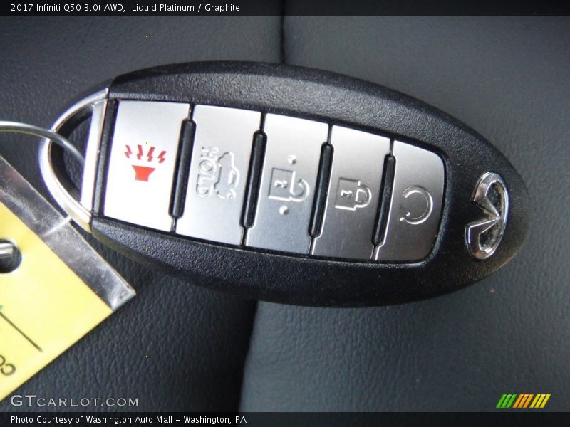 Keys of 2017 Q50 3.0t AWD
