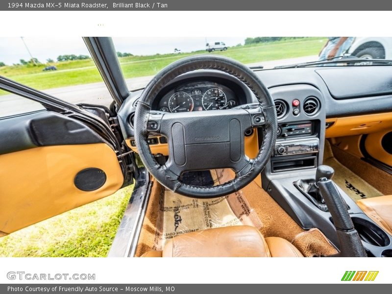 Brilliant Black / Tan 1994 Mazda MX-5 Miata Roadster