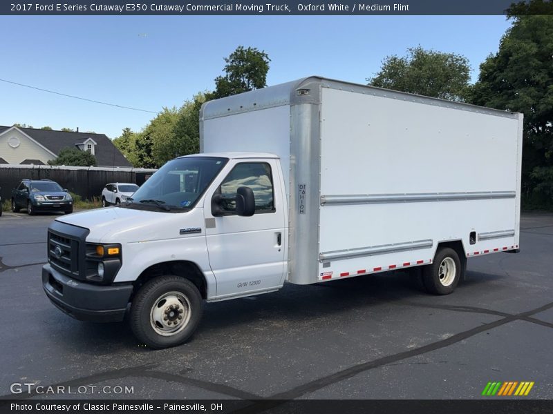 Oxford White / Medium Flint 2017 Ford E Series Cutaway E350 Cutaway Commercial Moving Truck