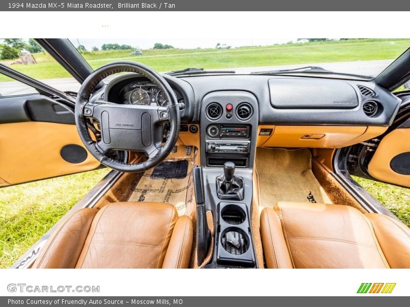 Brilliant Black / Tan 1994 Mazda MX-5 Miata Roadster