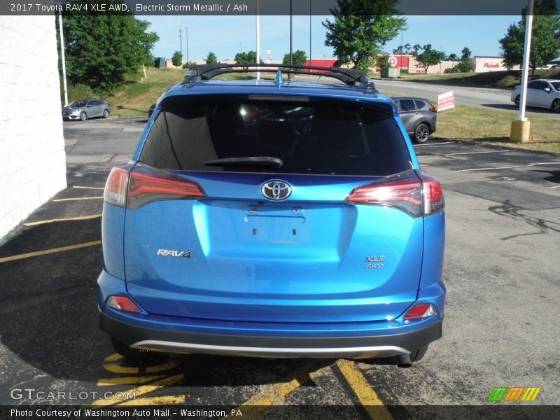 Electric Storm Metallic / Ash 2017 Toyota RAV4 XLE AWD