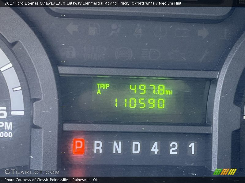 Oxford White / Medium Flint 2017 Ford E Series Cutaway E350 Cutaway Commercial Moving Truck