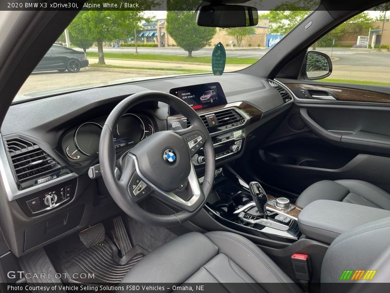  2020 X3 xDrive30i Black Interior