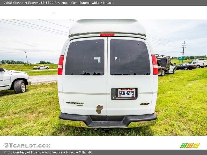 Summit White / Neutral 2008 Chevrolet Express LS 1500 Passenger Van