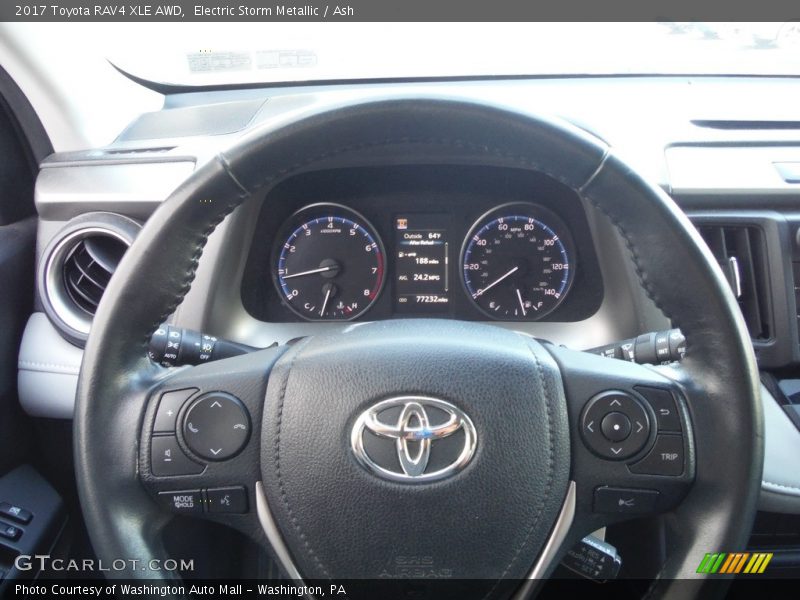 Electric Storm Metallic / Ash 2017 Toyota RAV4 XLE AWD