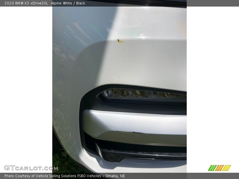 Alpine White / Black 2020 BMW X3 xDrive30i