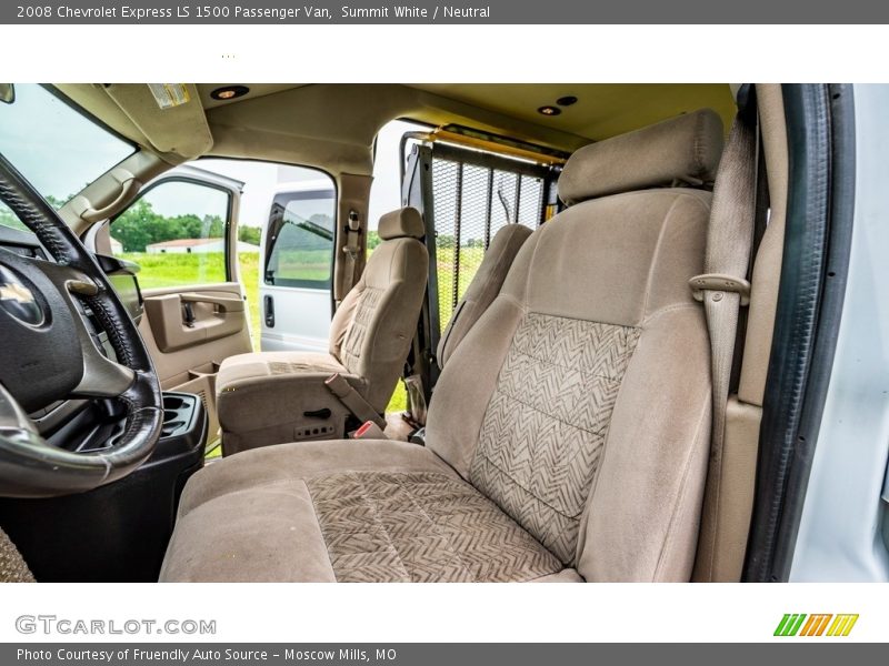 Front Seat of 2008 Express LS 1500 Passenger Van