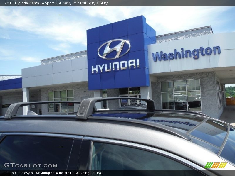 Mineral Gray / Gray 2015 Hyundai Santa Fe Sport 2.4 AWD
