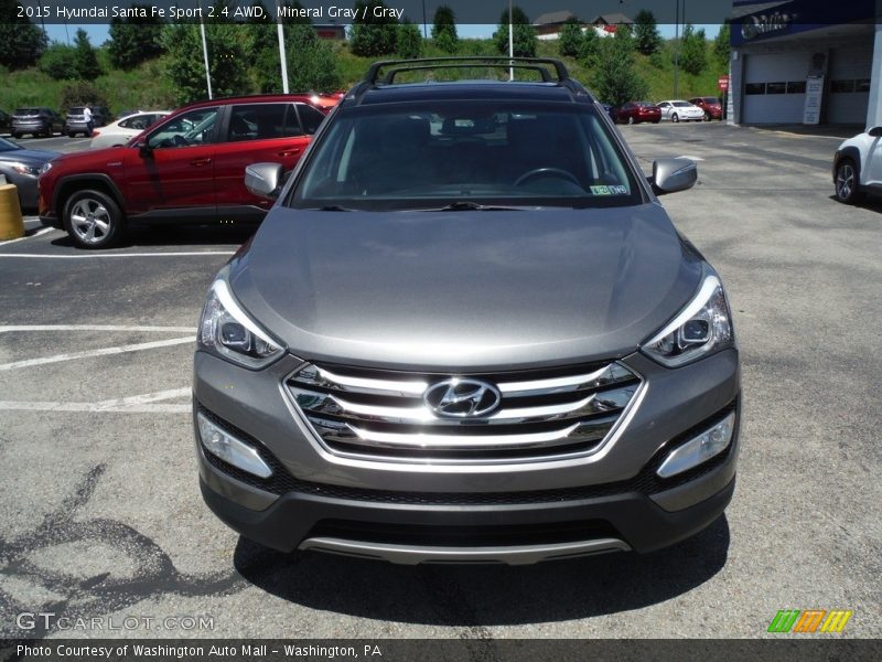 Mineral Gray / Gray 2015 Hyundai Santa Fe Sport 2.4 AWD