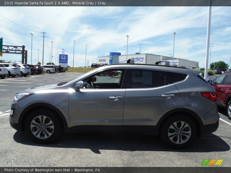 Mineral Gray / Gray 2015 Hyundai Santa Fe Sport 2.4 AWD