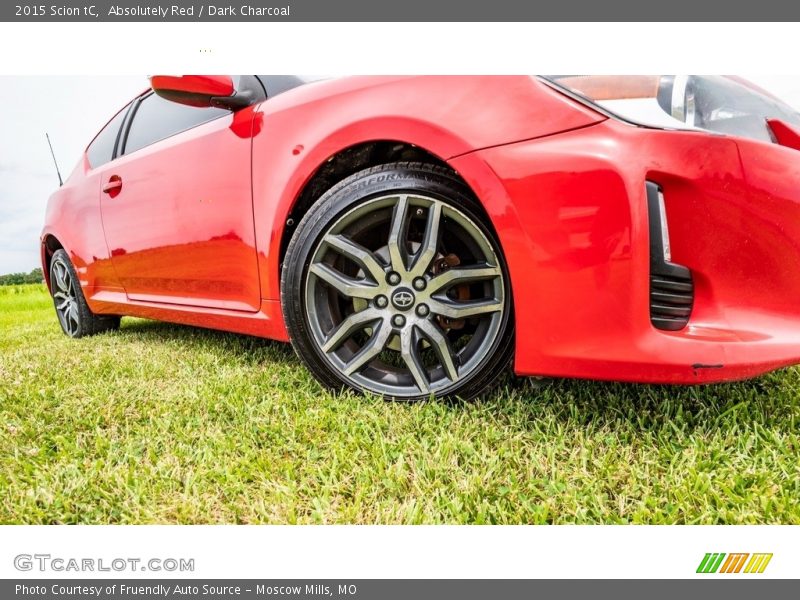 Absolutely Red / Dark Charcoal 2015 Scion tC