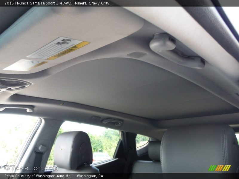 Mineral Gray / Gray 2015 Hyundai Santa Fe Sport 2.4 AWD
