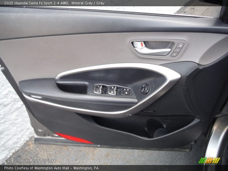 Mineral Gray / Gray 2015 Hyundai Santa Fe Sport 2.4 AWD
