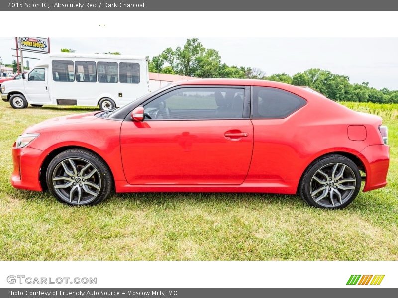 Absolutely Red / Dark Charcoal 2015 Scion tC