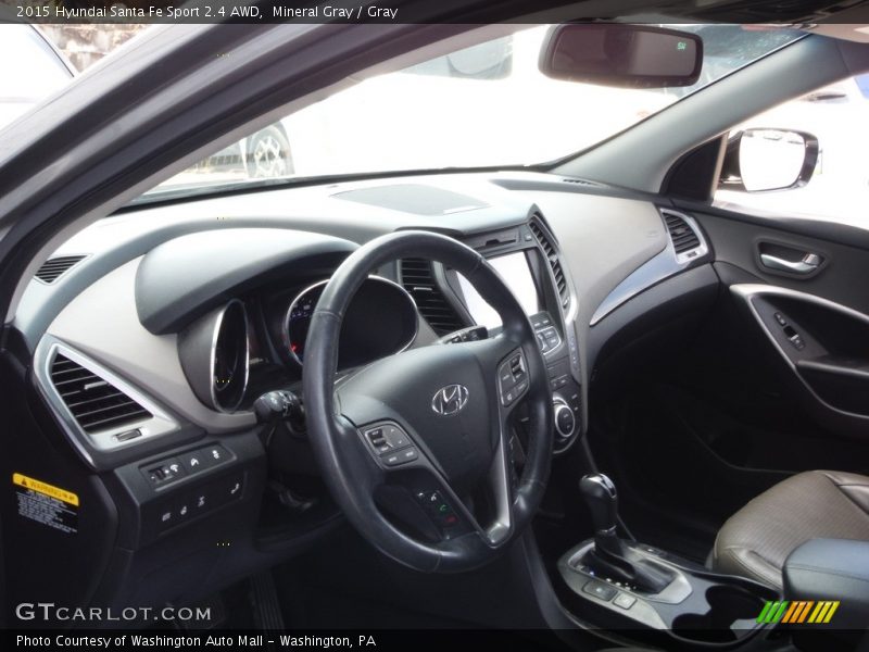 Mineral Gray / Gray 2015 Hyundai Santa Fe Sport 2.4 AWD
