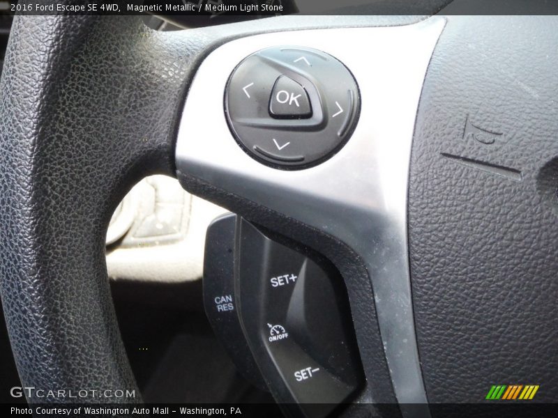 Magnetic Metallic / Medium Light Stone 2016 Ford Escape SE 4WD