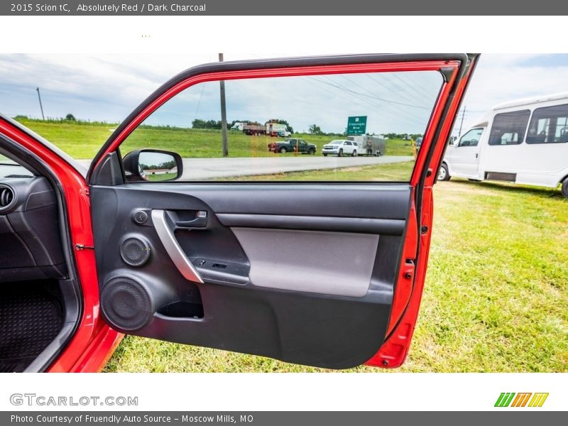 Absolutely Red / Dark Charcoal 2015 Scion tC