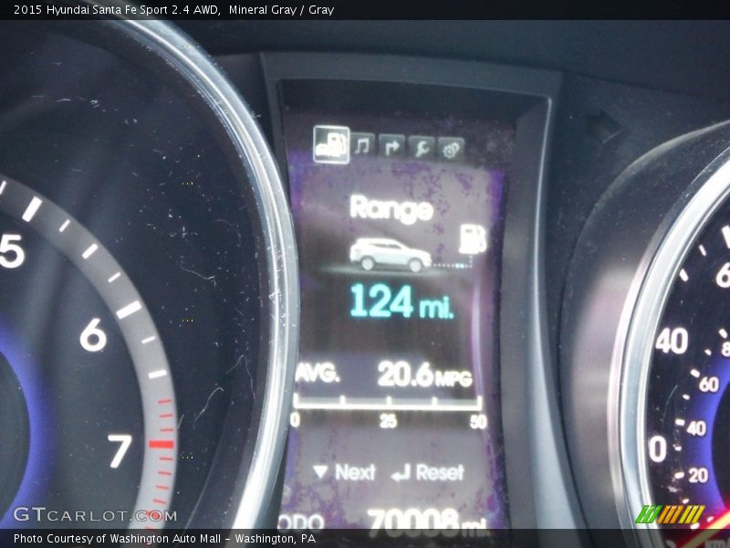Mineral Gray / Gray 2015 Hyundai Santa Fe Sport 2.4 AWD